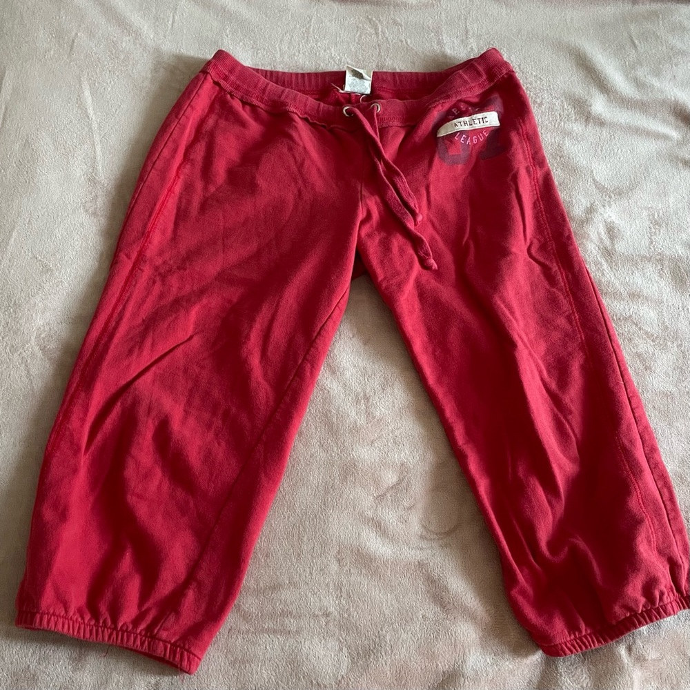 725 Originals Red Low Rise Capri Sweatpants
